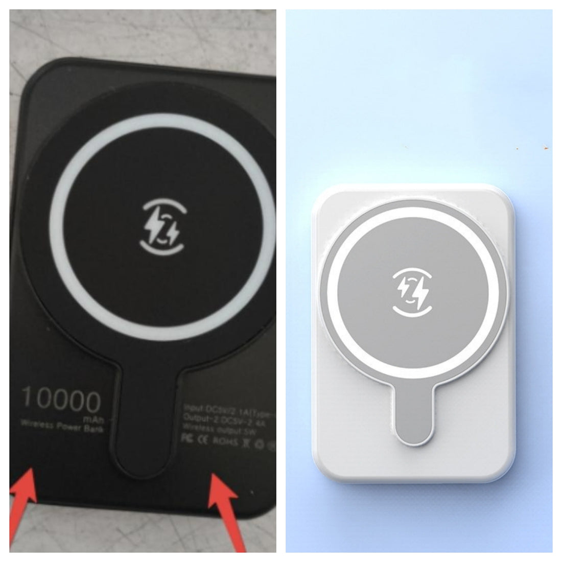 Mini 5000mAh Magnetic Wireless Fast Charging Portable Power Bank