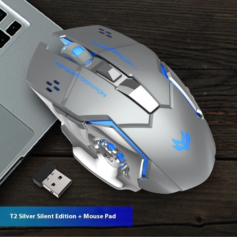 Wireless Charging Silent Luminous Mechanical Gaming Mouse