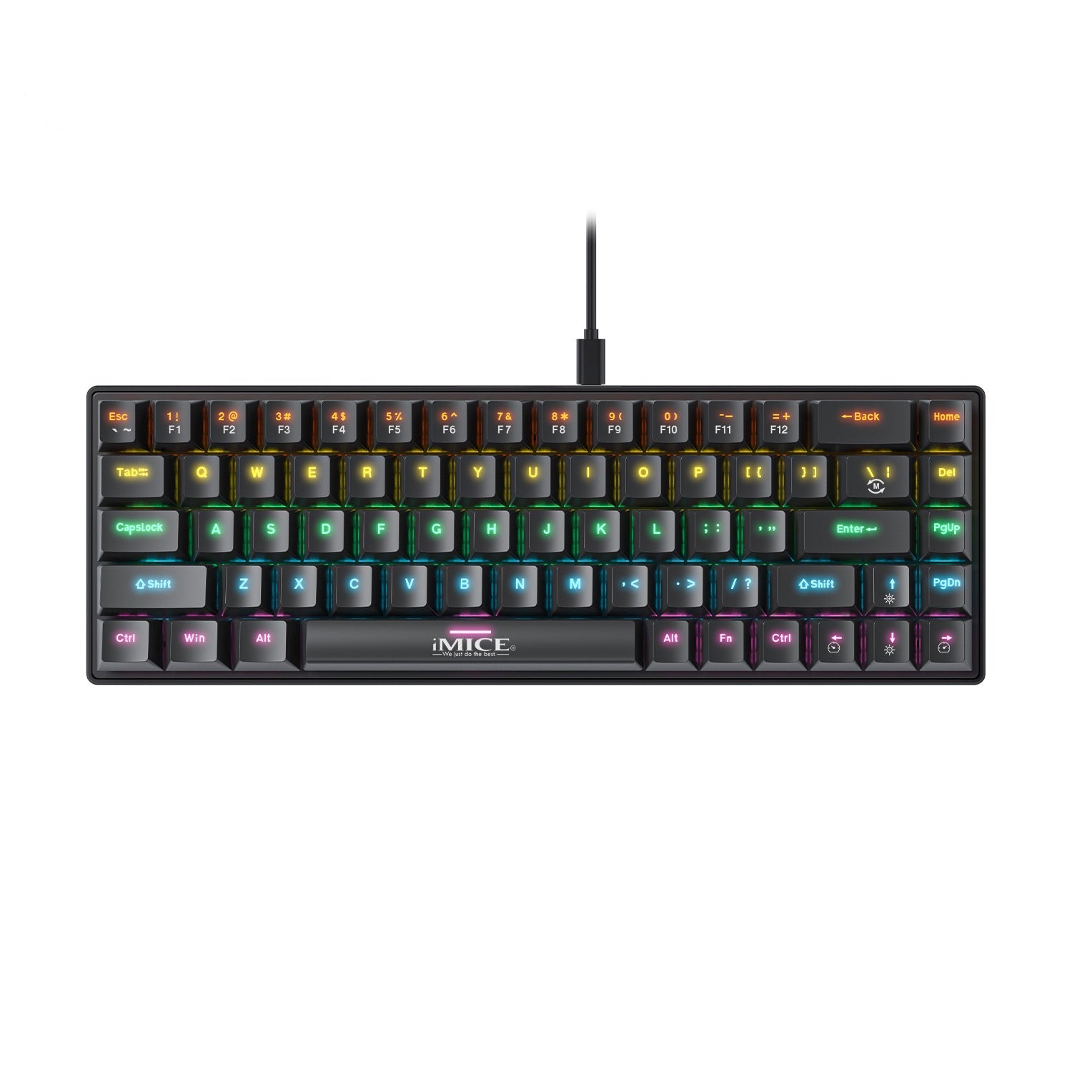 Type-C Wired Mechanical Keyboard English Layout