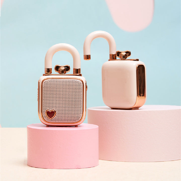 Mini Portable Bluetooth Speaker with Concentric Lock Design