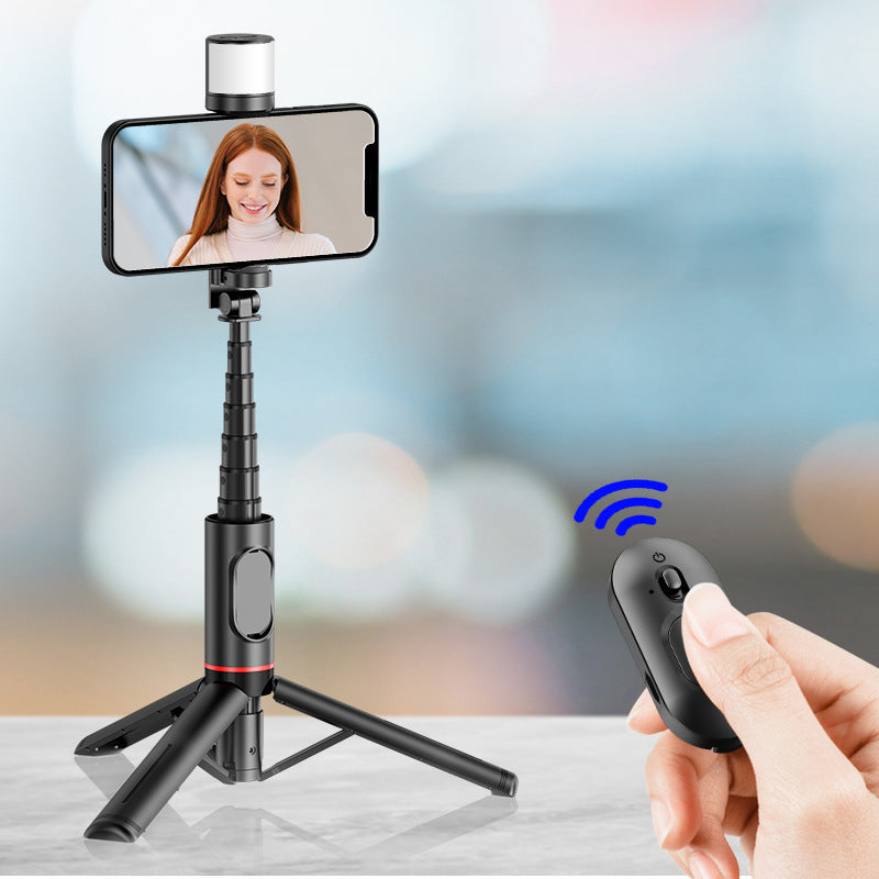 Bluetooth Remote Selfie Stick Integrated Tripod Stand