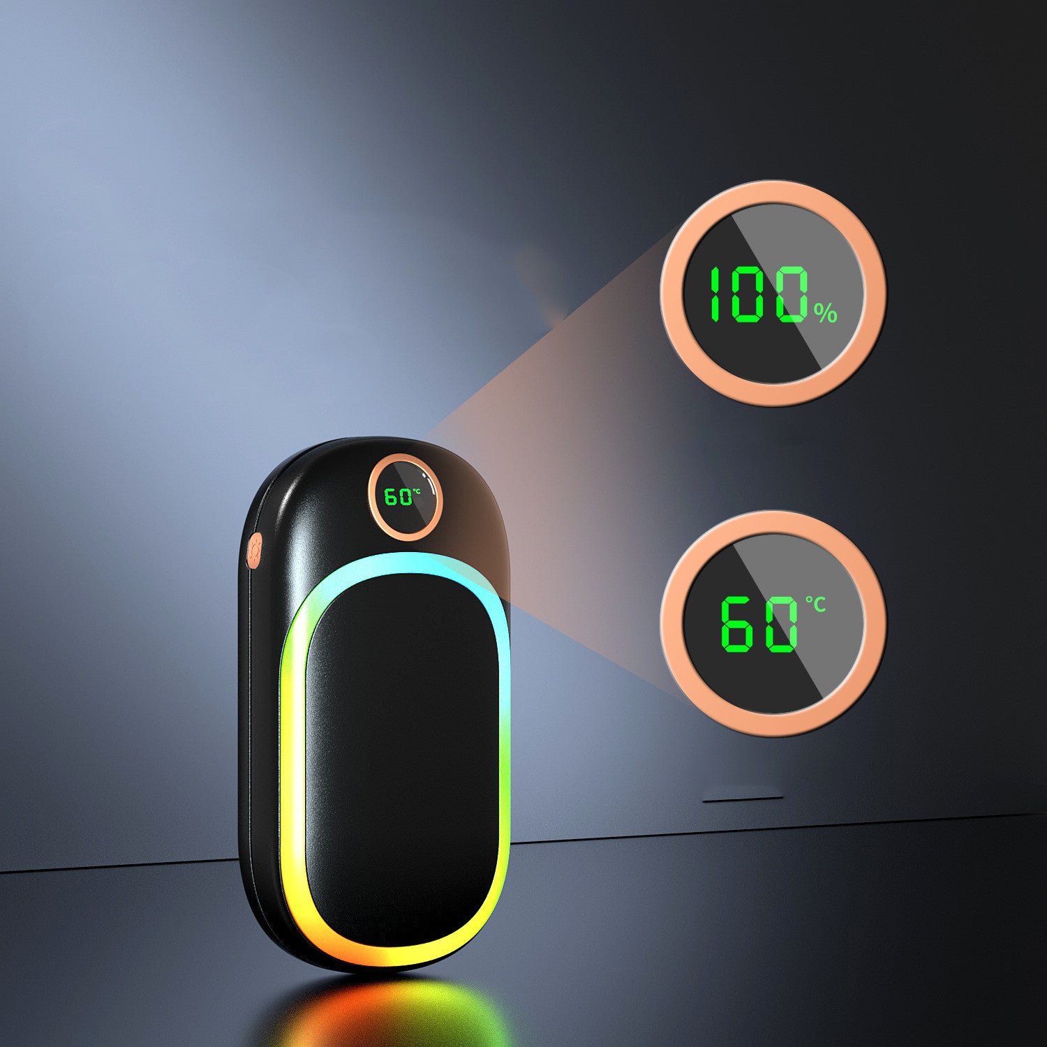Portable Power Bank with Adjustable Temperature 2-in-1 Function
