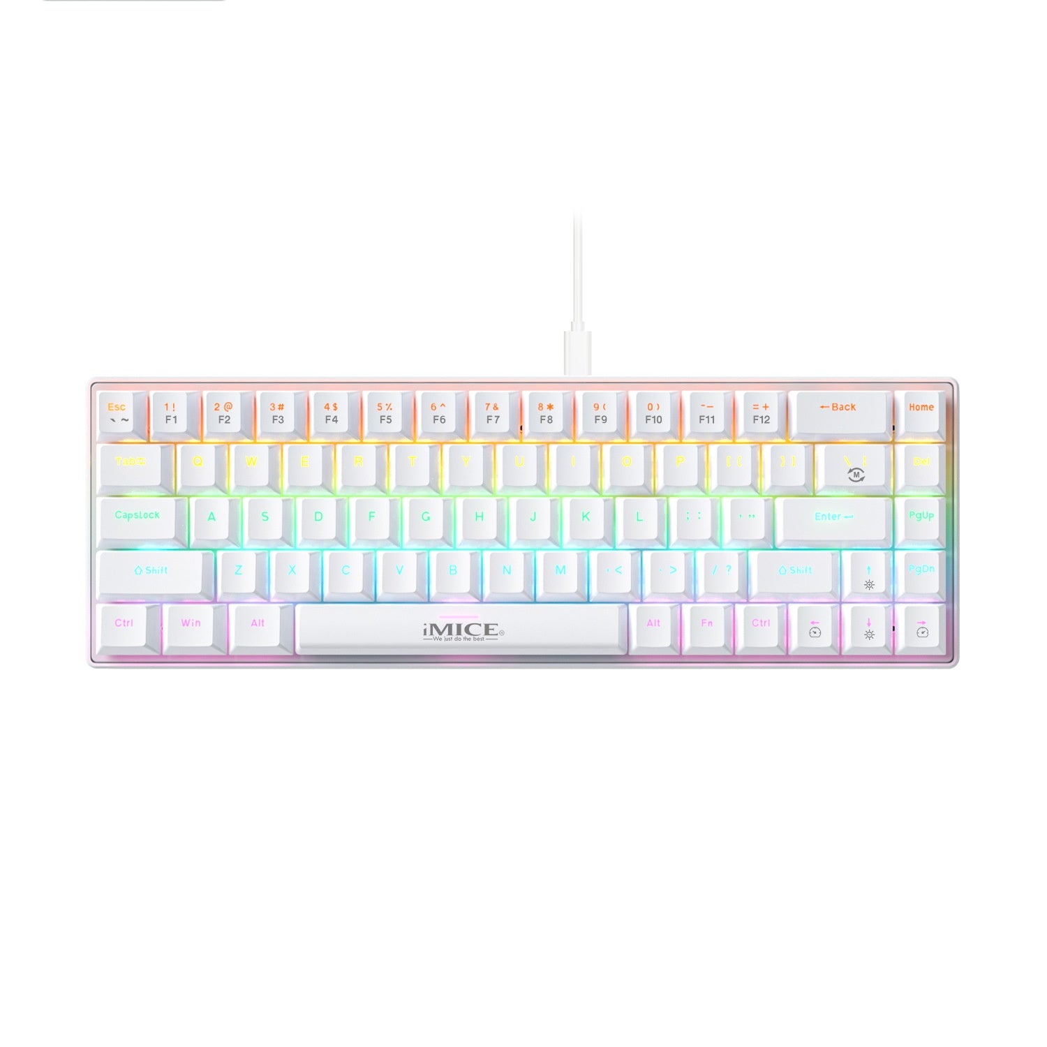 Type-C Wired Mechanical Keyboard English Layout