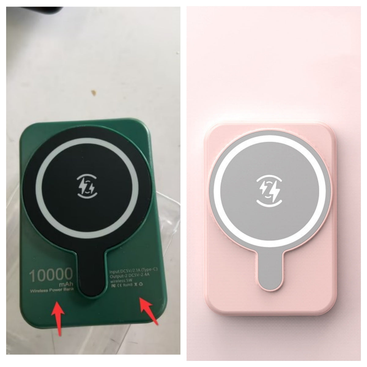 Mini 5000mAh Magnetic Wireless Fast Charging Portable Power Bank
