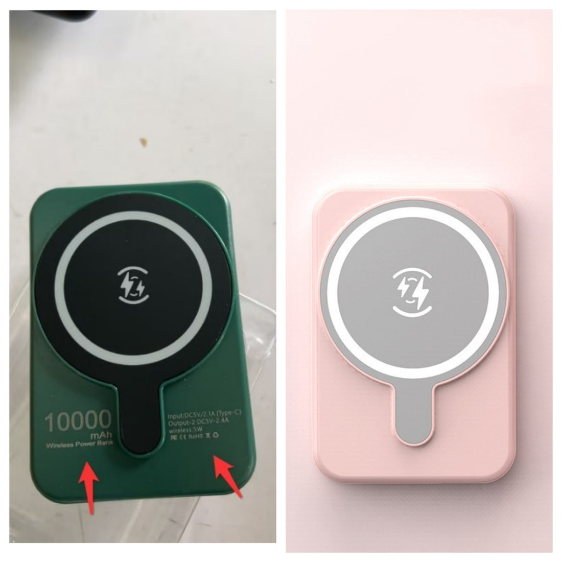 Mini 5000mAh Magnetic Wireless Fast Charging Portable Power Bank