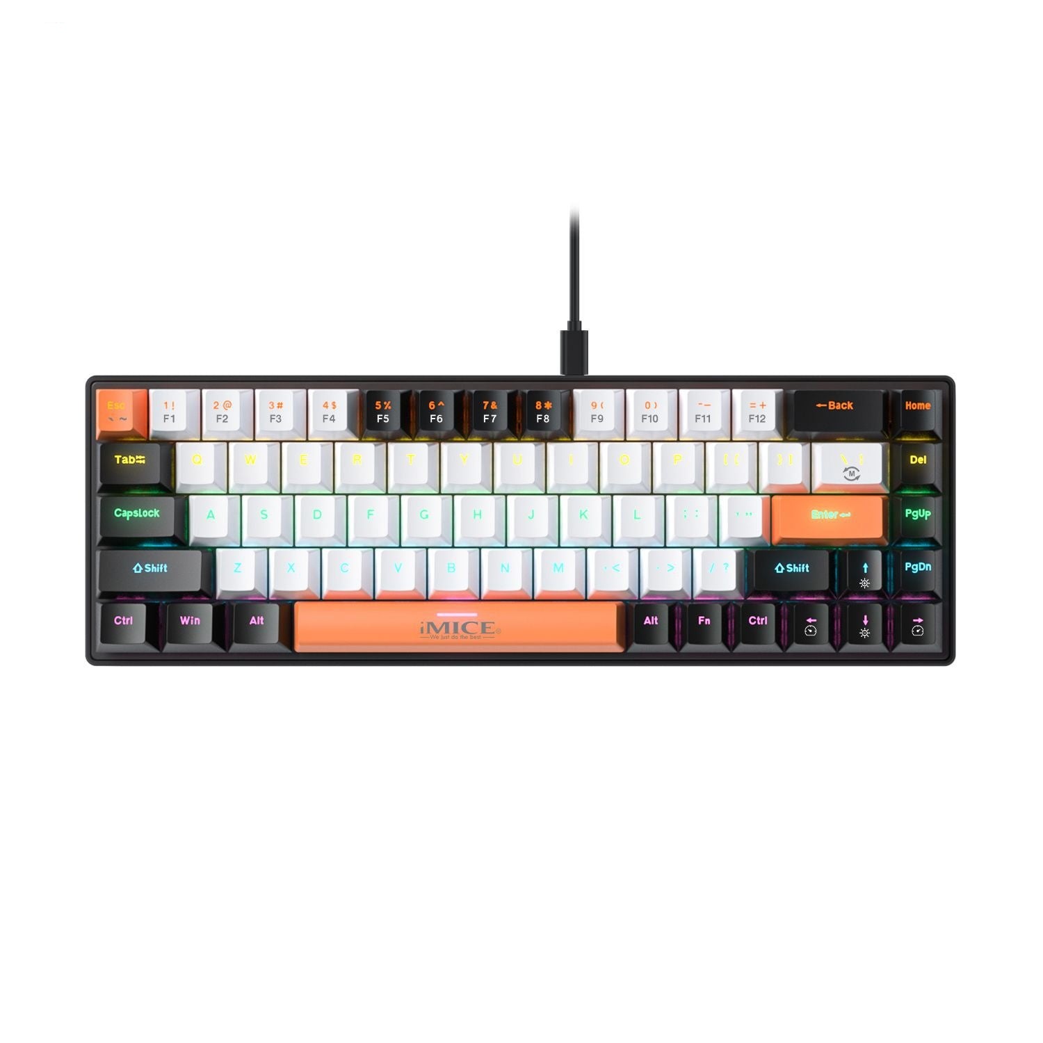 Type-C Wired Mechanical Keyboard English Layout