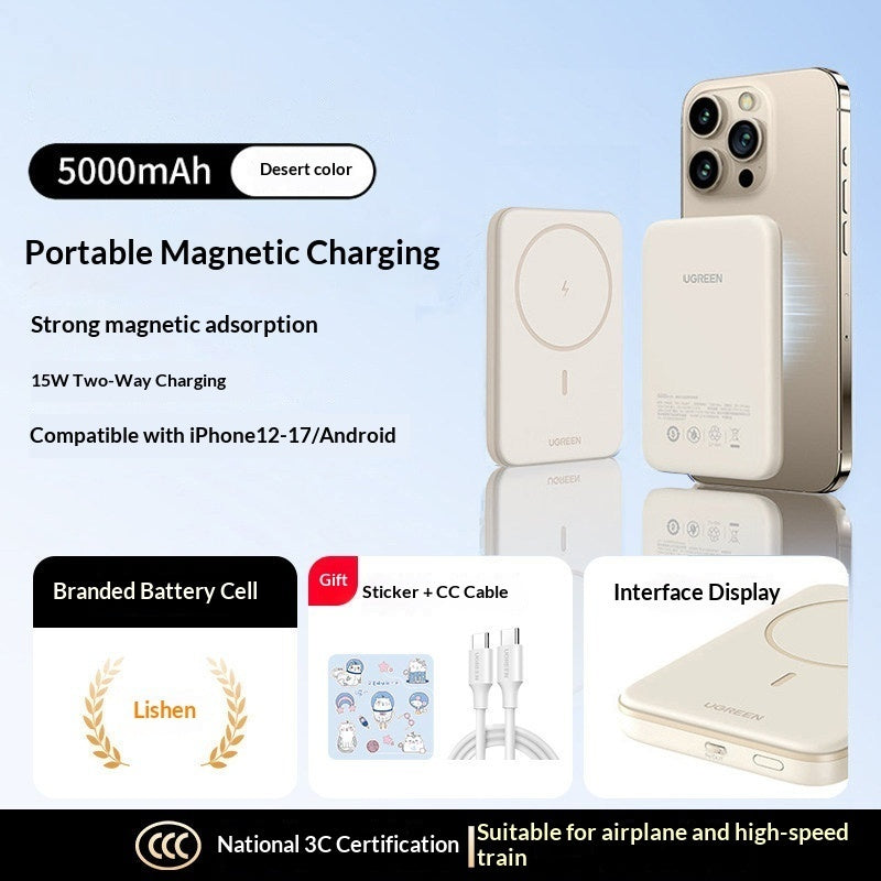Magnetic Wireless Power Bank 20W Fast Charge Portable