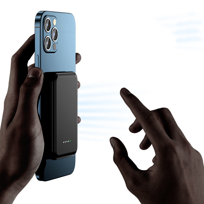 Mini 5000mAh Magnetic Wireless Fast Charging Portable Power Bank