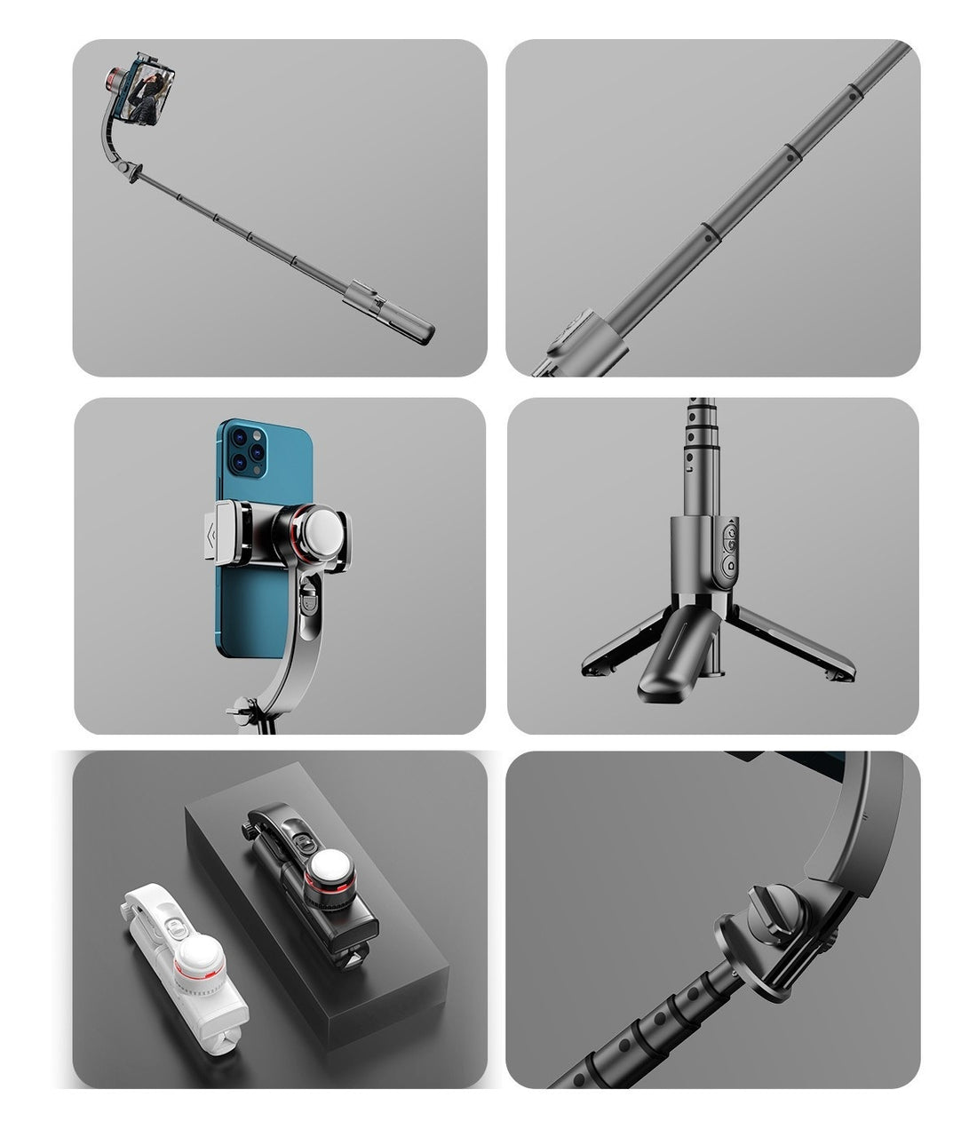 Handheld Mobile Phone Stabilizer Tripod Selfie Stick