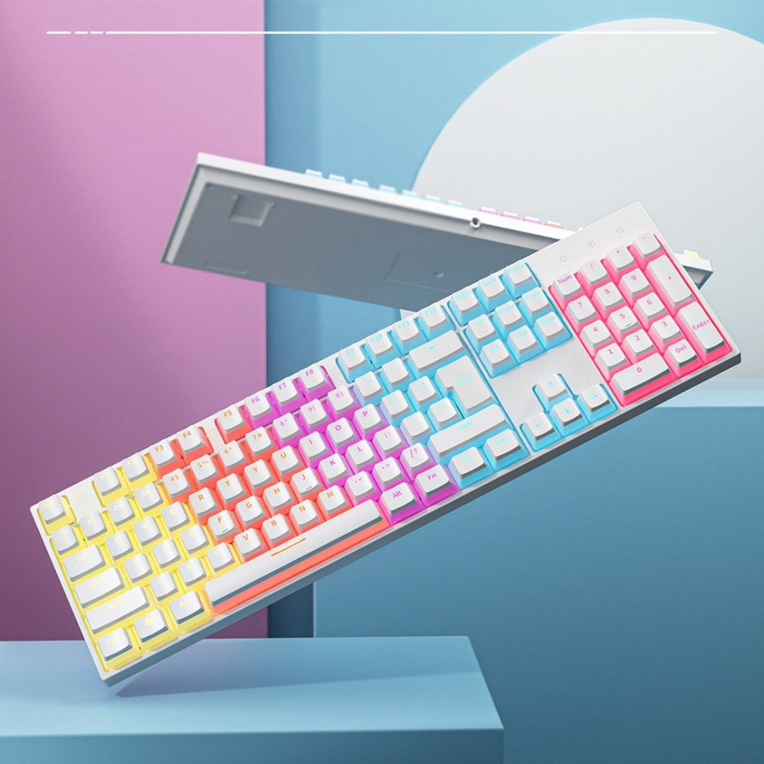 Wired Mechanical Gaming Keyboard Backlit Keys