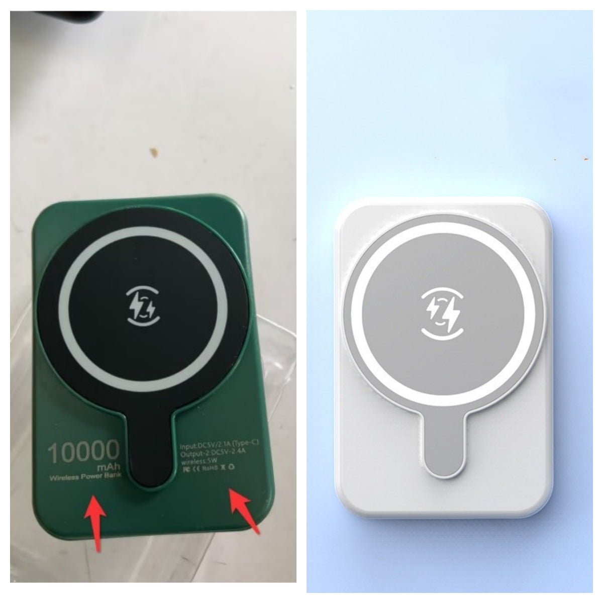 Mini 5000mAh Magnetic Wireless Fast Charging Portable Power Bank