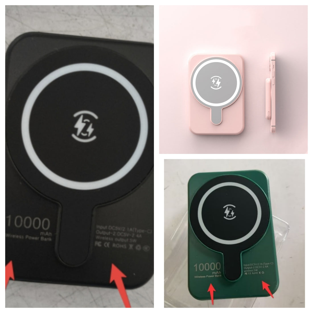 Mini 5000mAh Magnetic Wireless Fast Charging Portable Power Bank